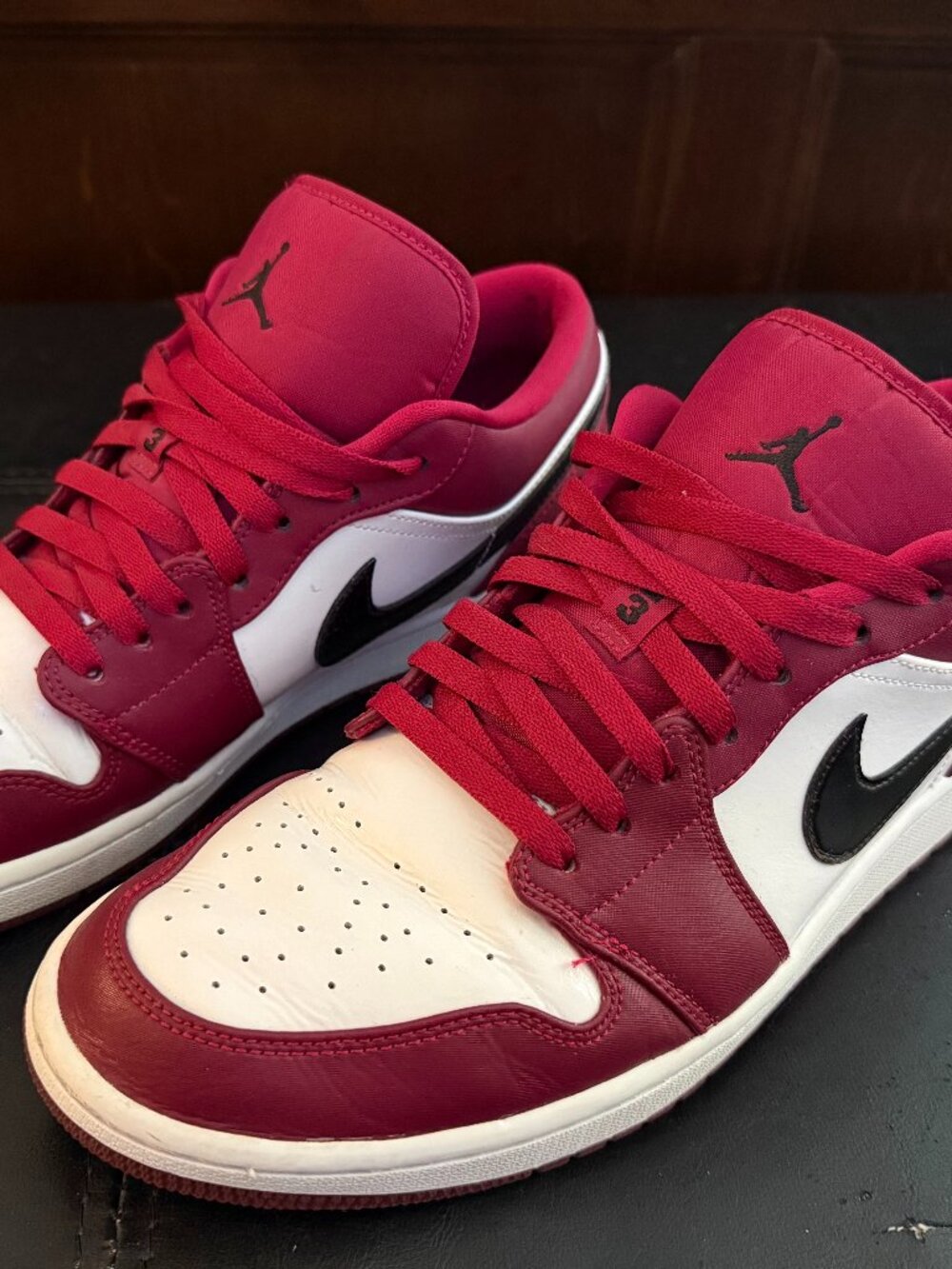 Size 12 - Air Jordan 1 Low Noble Red